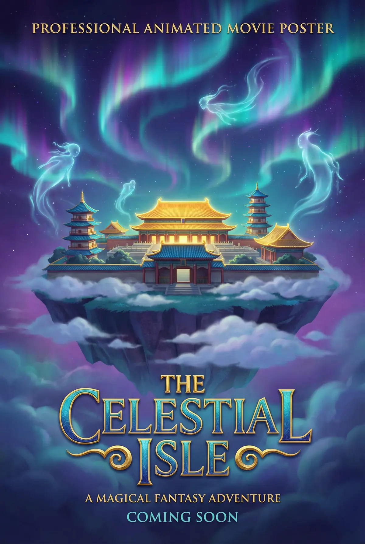 人妻 出品动画奇幻片《灵境传说》电影海报